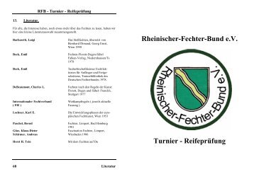 RFB = DFB - Rheinischer Fechterbund