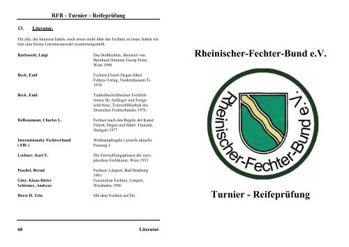 RFB = DFB - Rheinischer Fechterbund