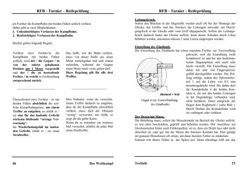 RFB = DFB - Rheinischer Fechterbund