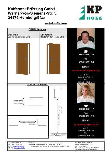 Kufferath+Prüssing GmbH Werner-von-Siemens ... - K+P Holz-Shop