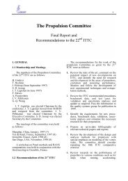 Propulsion Committee - ITTC