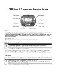 TT21 Mode S Transponder Operating Manual - Skyline Soaring Club