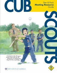 Cub Scout Den & Pack Meeting Resource Guide - Buckskin Council