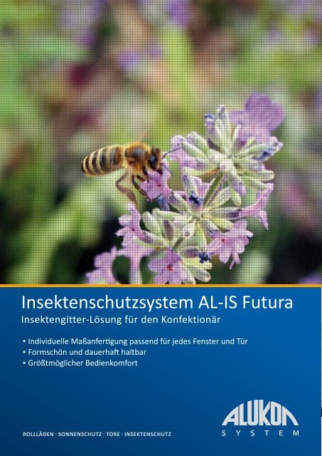 Insektenschutzsystem AL-IS Futura - Alukon GmbH & Co. KG