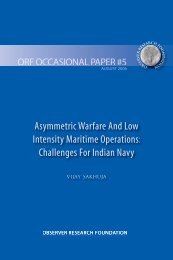 Asymmetric Warfare And Low Intensity Maritime Operations