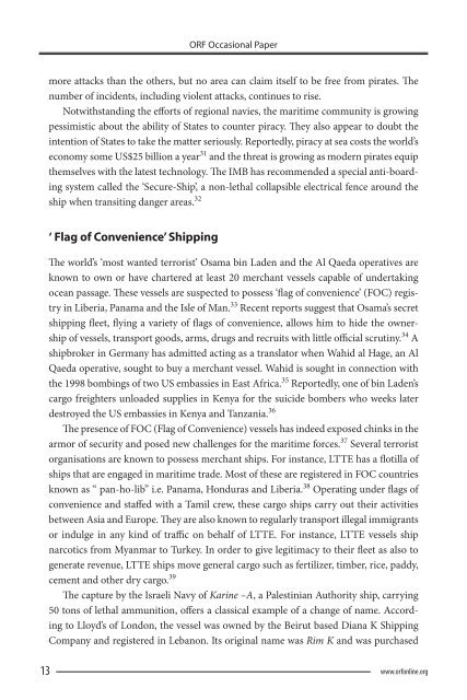 Asymmetric Warfare And Low Intensity Maritime Operations