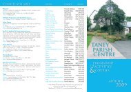 TANEY PARISH CENTRE - Taney Parish website