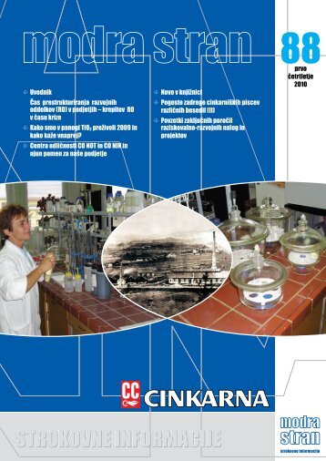 Modre strani 1/4 - Cinkarna Celje