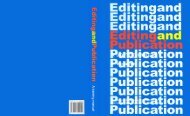 Editing and publication: a training manual - IRRI books