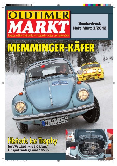 OLDTIMER MARKT 03/2012 - Memminger Feine Cabrios