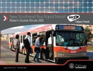 New Southeast Bus Rapid Transit - Calgary Transit