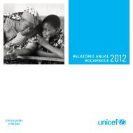 baixar pdf - UNICEF Mozambique - Home page