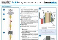 Versetzanleitung ERUTECÂ® F-LAS (PDF) - Hansebeton