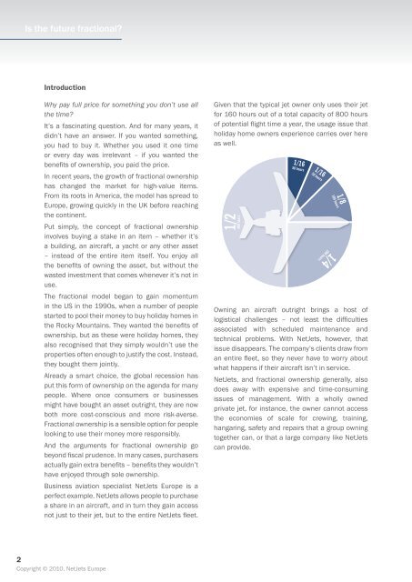 Is the future fractional? - NetJets Europe