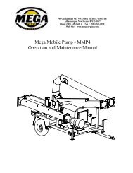 Mega Mobile Pump - MMP4 Operation and ... - Mega Corporation