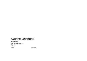 fahrerhandbuch - Training Registration System - VDL Bus & Coach