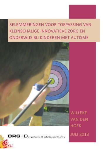 definitief rapport belemmeringen kleinschalige innoveatieve ... - Org ID