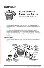 FAN-ASPIRATED RADIATION SHIELD - Ambient Weather