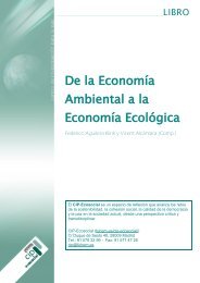 De la EconomÃ­a Ambiental a la EconomÃ­a EcolÃ³gica - Fuhem