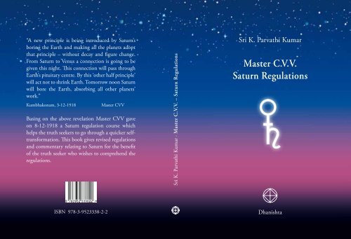 Master CVV Saturn Regulations - The World Teacher Trust