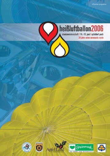 offizielles programm - Ballonclub Sportunion Aeronautic Styria Puch