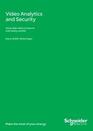 Video Analytics and Security - Schneider Electric