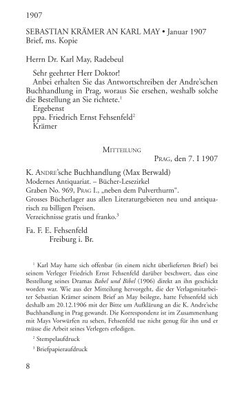 Pdf-Datei zum Download - Karl May Verlag Bamberg Radebeul