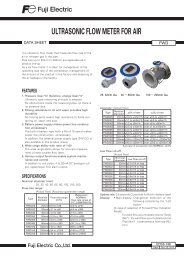 Ultrasonic Flowmeter for Air - Fuji Electric