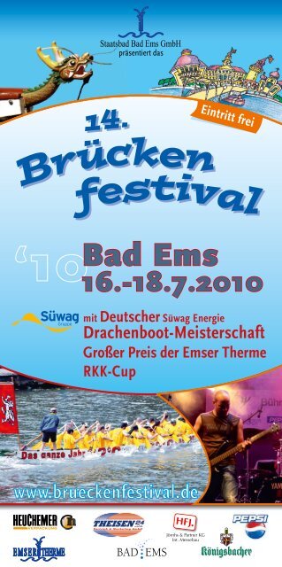 Br ücken festiva l 14. - Bad Emser Brückenfestival