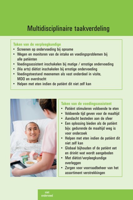 Vroege herkenning en behandeling van ondervoeding in het ...