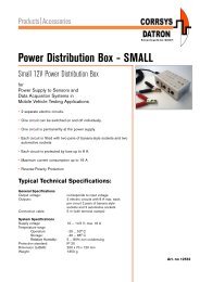 Power Distribution Box - SMALL - Corrsys-Datron