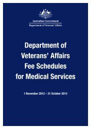 1 November 2012 to 31 October 2013 - Department of Veterans' Affairs