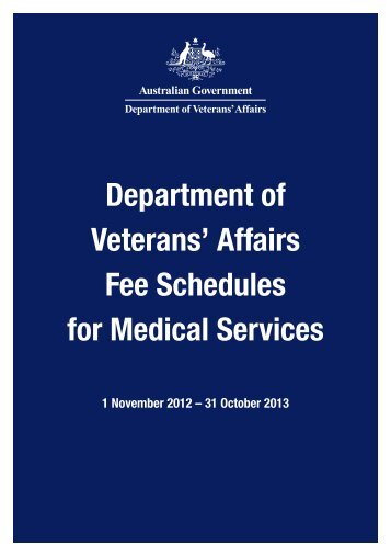 1 November 2012 to 31 October 2013 - Department of Veterans' Affairs