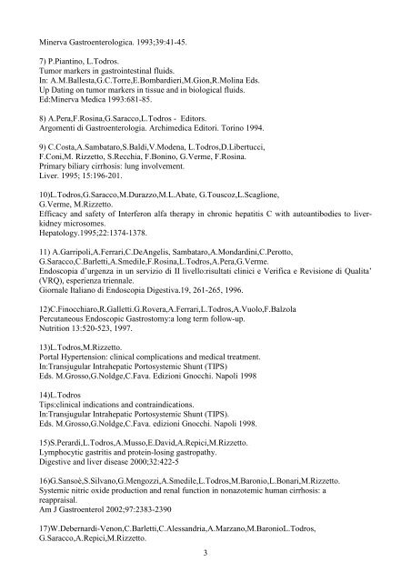 1 dr.Luca Todros CURRICULUM VITAE DATI ANAGRAFICI: Nato a ...