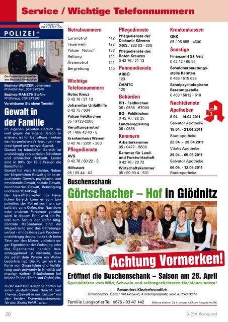 Ausgabe als PDF - Bezirksjournal