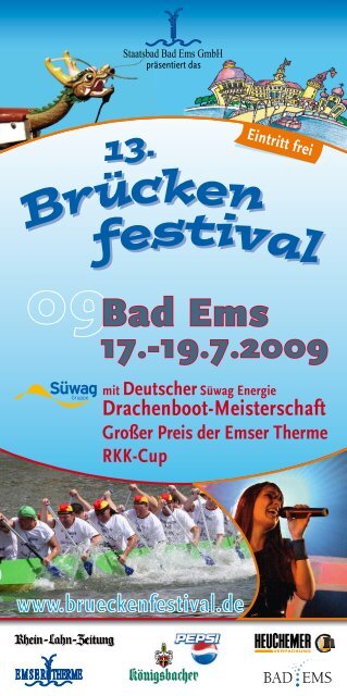 Brücken festiva l 13. - Bad Emser Brückenfestival