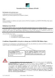 Formation Ouverte A Distance (FOAD) DÃ©finition de la FOAD ...