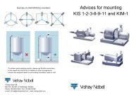 Advices for mounting KIS 1-2-3-8-9-11 and KIM-1