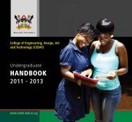 HANDBOOK - College of Engineering, Design, Art and Technology