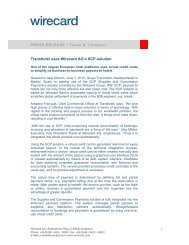 Transhotel uses Wirecard Ag's Scp-solution