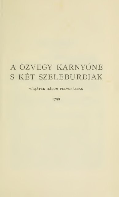 ÃlÃ¶ kÃ¶nyvek: magyar klasszikusok. [Az elÃ¶szÃ³t irta grÃ³f Klebelsberg ...