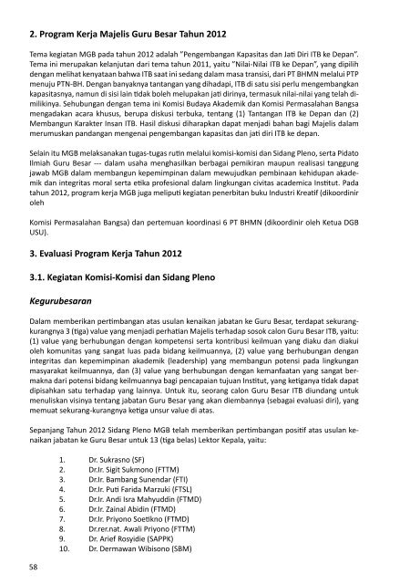 Buku Data dan Informasi ITB 2012