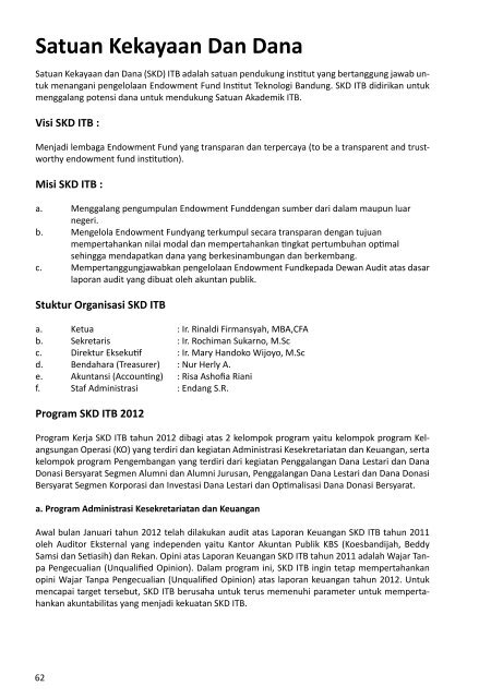 Buku Data dan Informasi ITB 2012