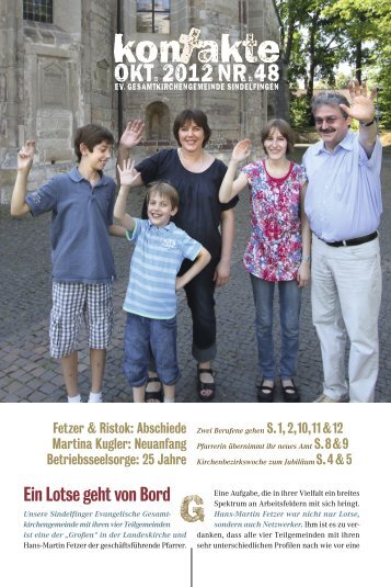 Ausgabe Oktober/ 2012 - Evangelische Gesamtkirchengemeinde ...