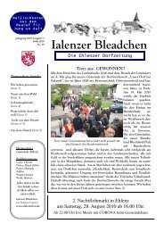 Ialenzer Bleadchen - Ehlenz.Live