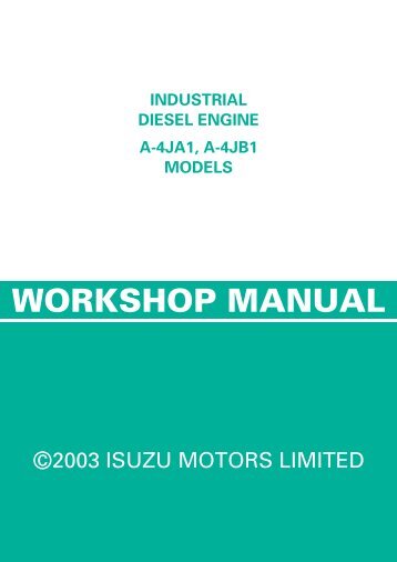 WORKSHOP MANUAL