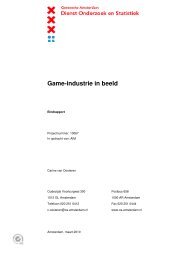 Game-industrie in beeld - Onderzoek en Statistiek Amsterdam ...