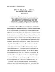 Gregory Douglas and Regicide - Assassination Research