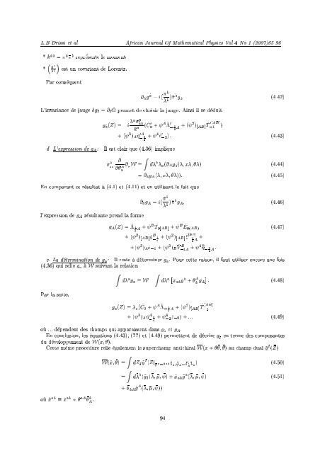 Contributions Ã  l'Etude du Vertex Topologique en ThÃ©orie ... - Toubkal