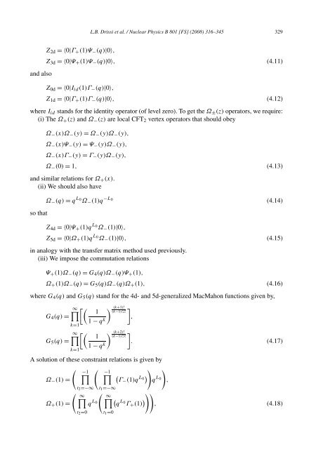 Contributions Ã  l'Etude du Vertex Topologique en ThÃ©orie ... - Toubkal